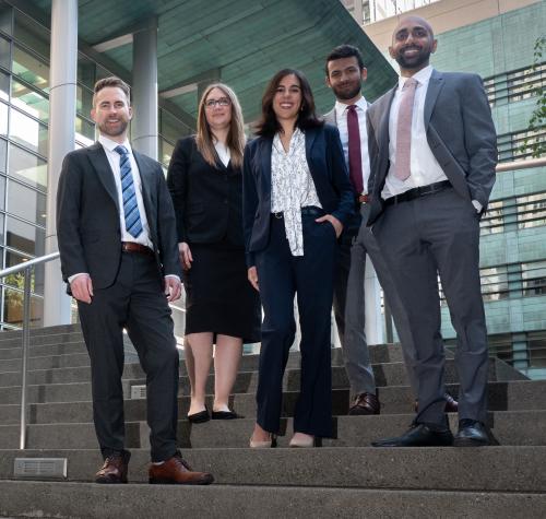 A CLC Legal team prepares for a case in Seattle.